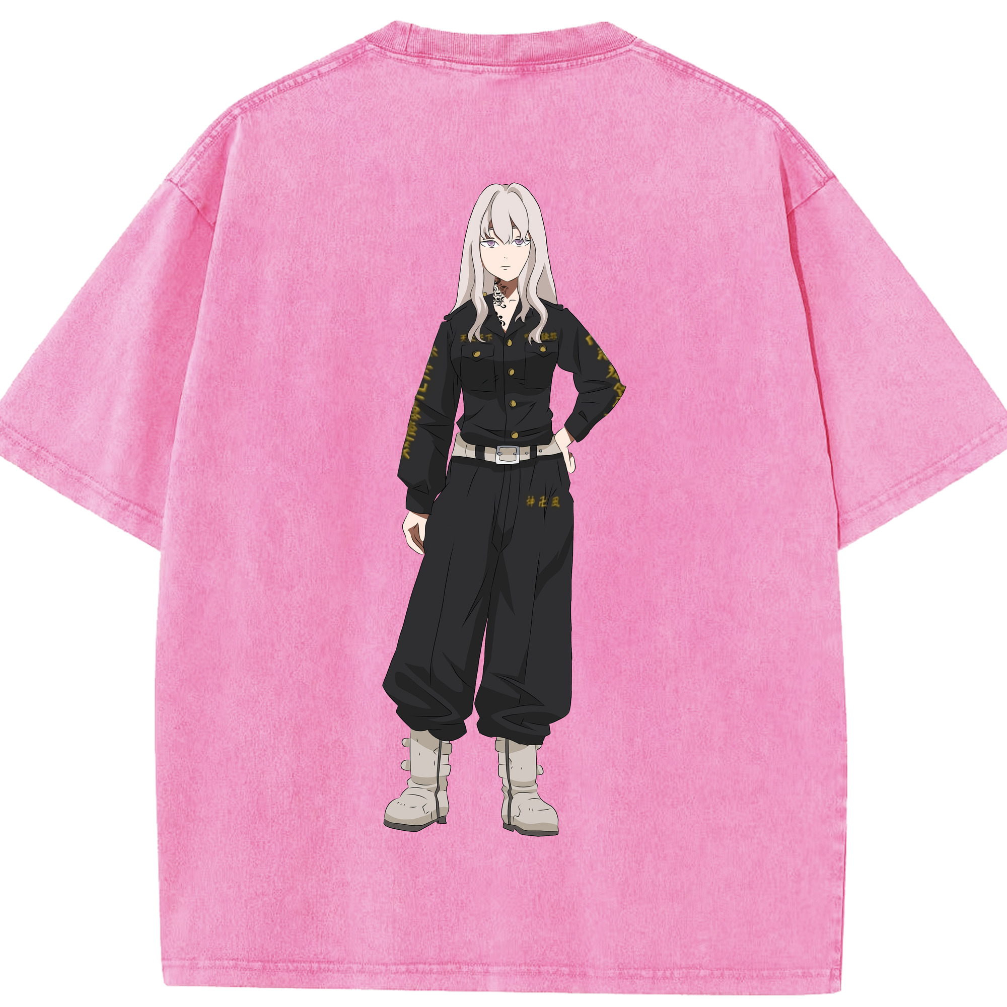 （画像用） 東京リベンジャーズ Tokyo Revengers 綿100% ヴィンテージ風 半袖Tシャツ（背面プリント）